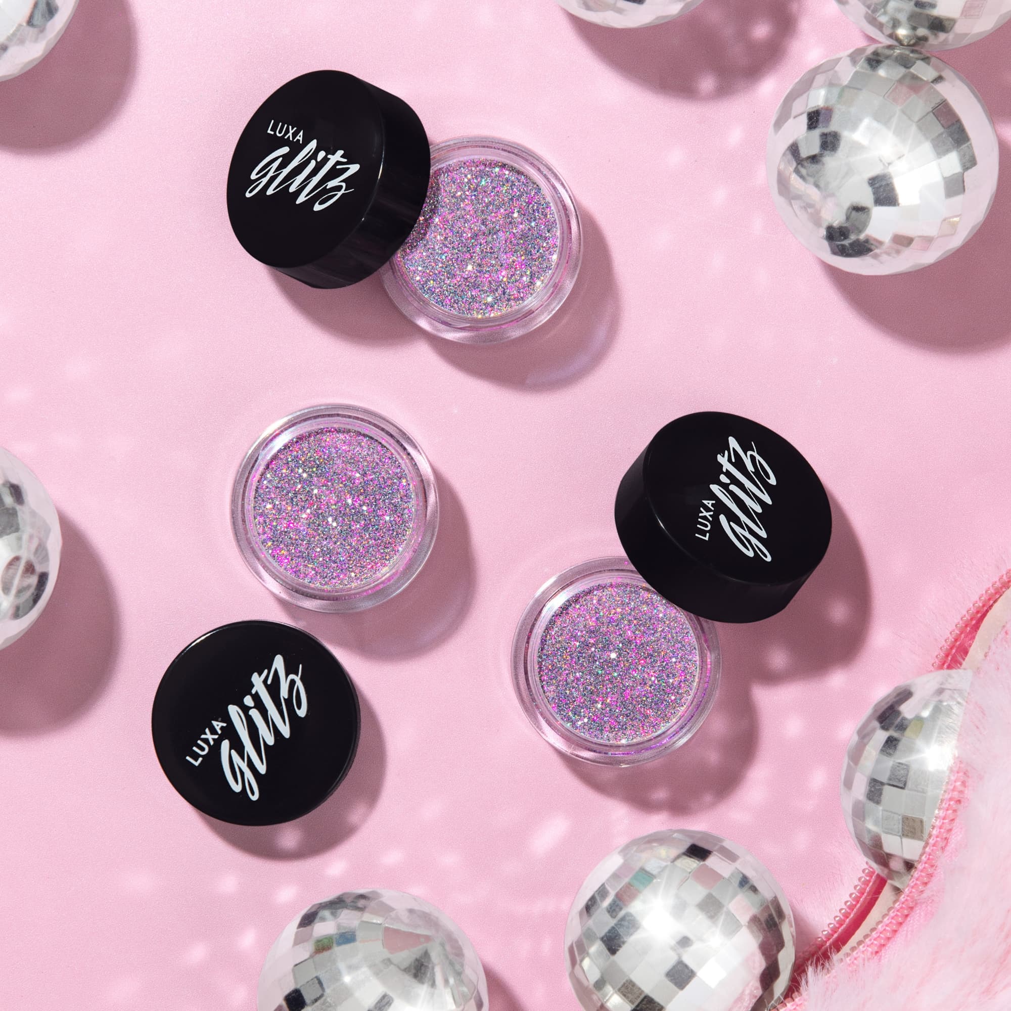 LUXA Disco Flash Glitz - Berry Chill Jars