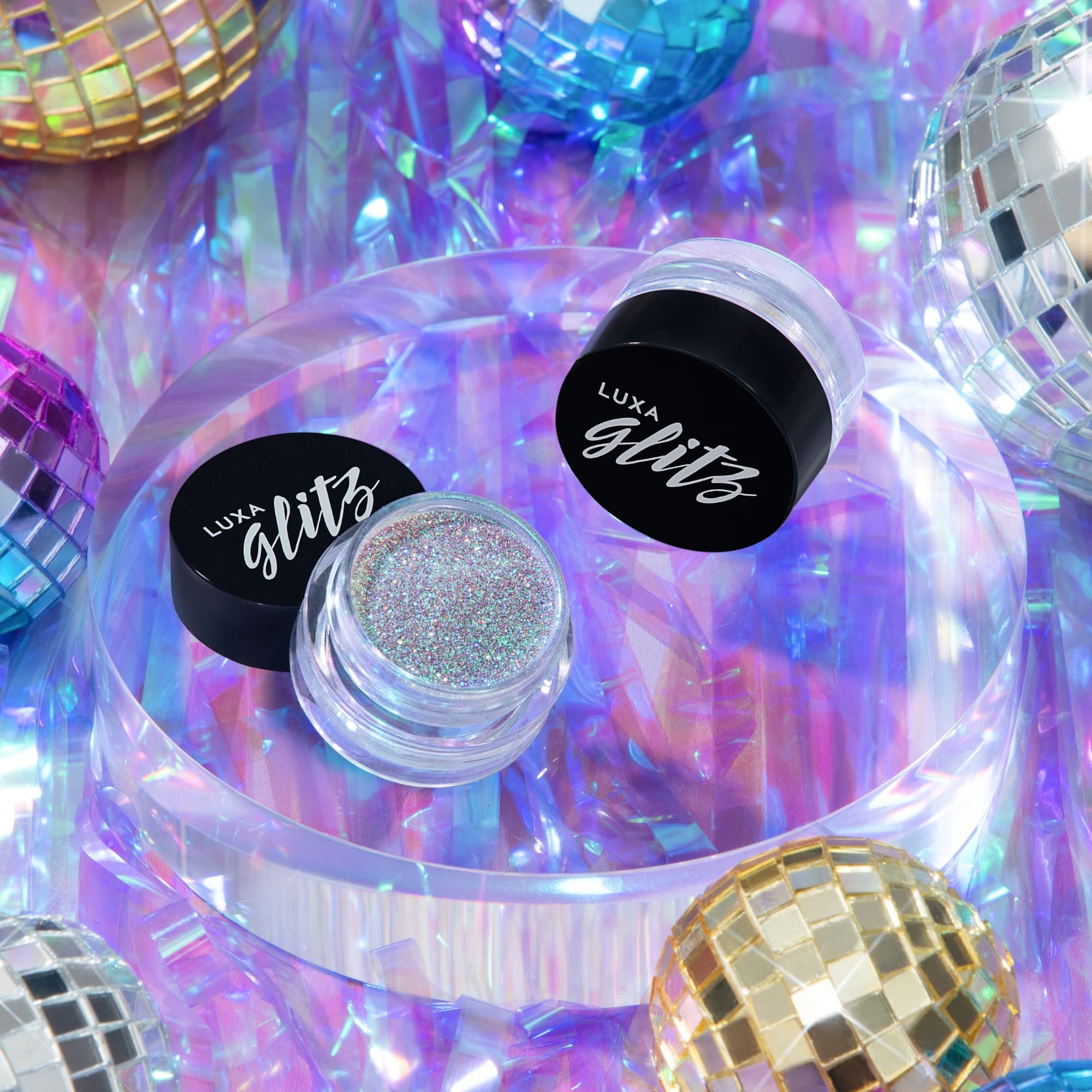LUXA Disco Flash Glitz - Dancing Queen Jars