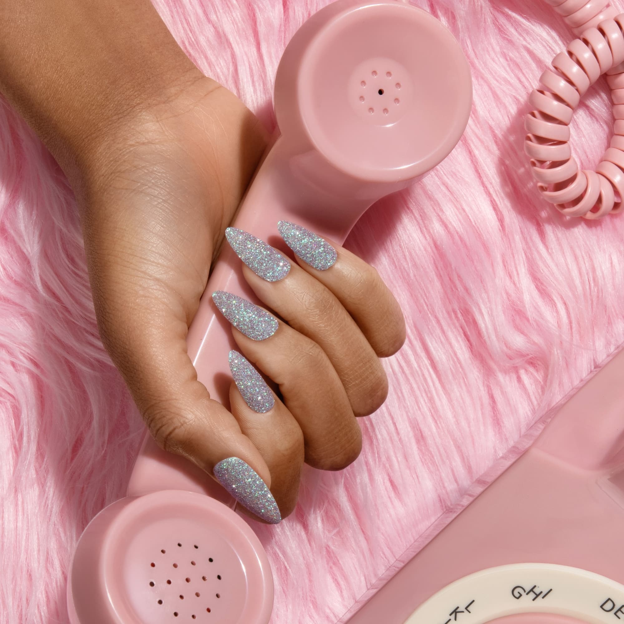 LUXA Disco Flash Glitz - Dancing Queen Hand Swatch