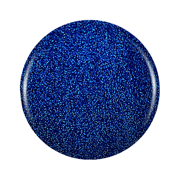 Winter Eve: Holographic Royal Blue Shimmer Gel Nail Polish