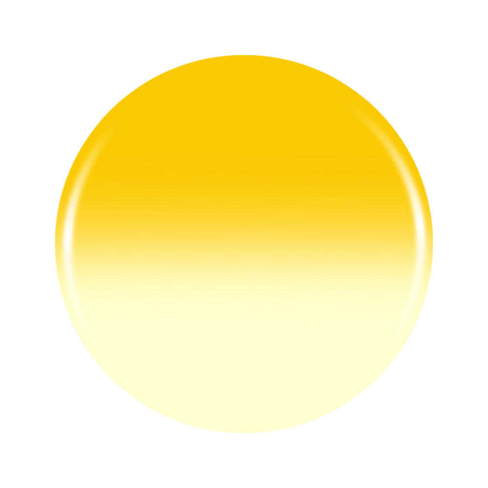 Lemon Creme: Lemon Yellow & Creamy Light Yellow Temperature Color Shifting Gel Nail Polish