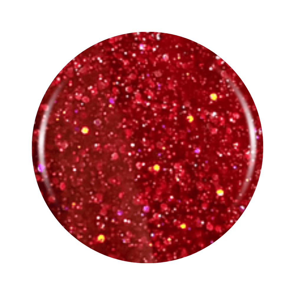 Love Affair: Red Glitter Gel Nail Polish