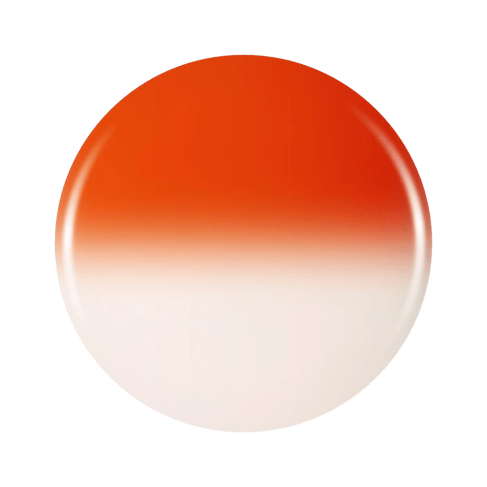 Orange Creme: Tangerine & Creamy Sheer Nude Temperature Color Shifting Gel Nail Polish