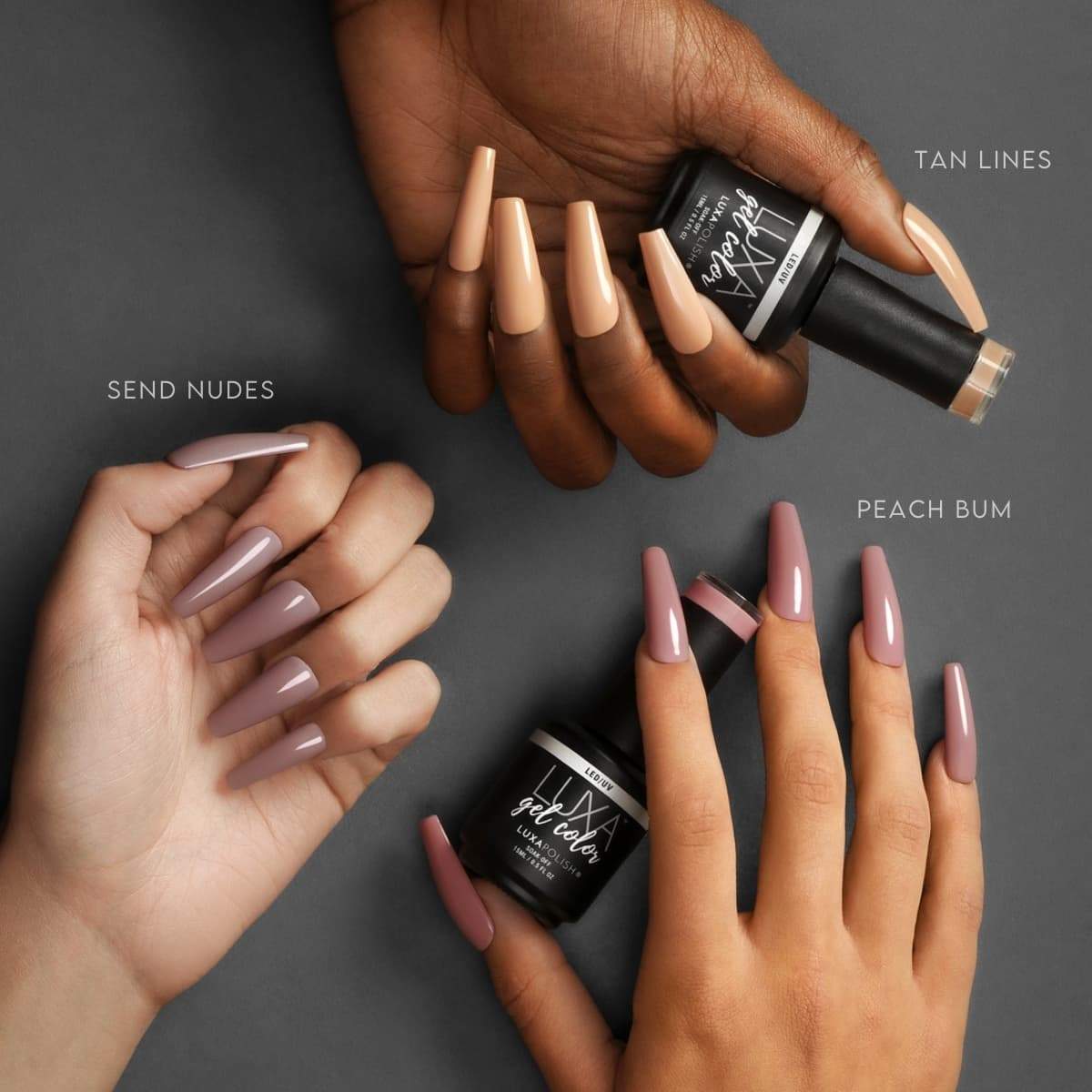 LUXA Gel Colors - Assorted Nudes