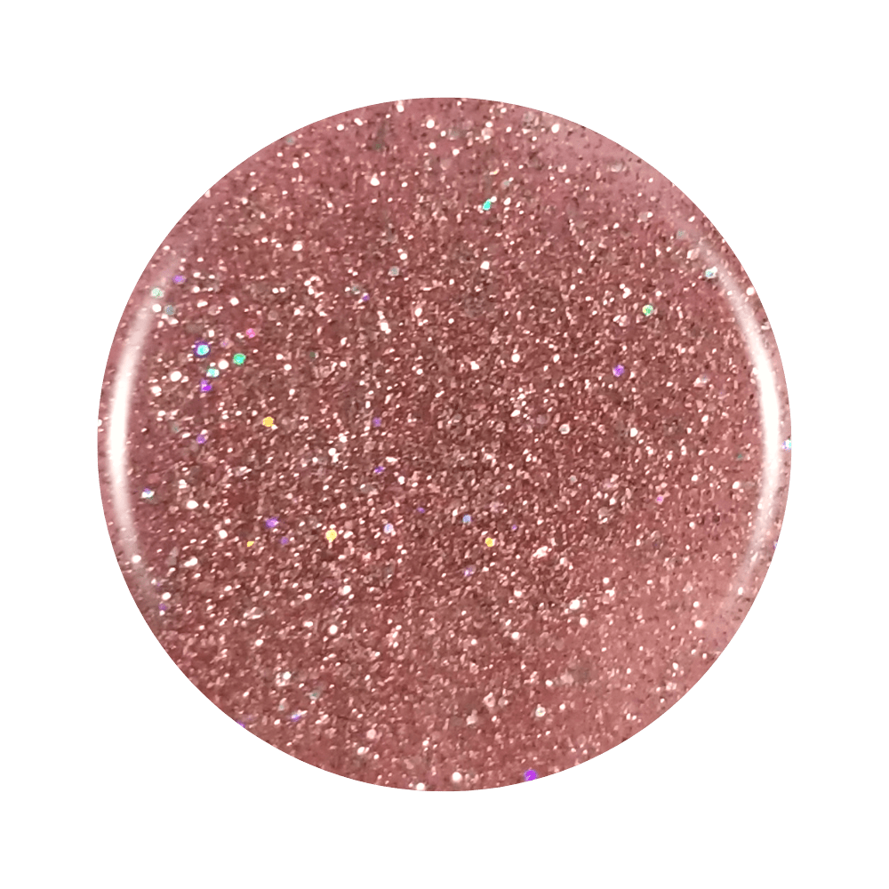 Annemarie: Champagne Pink Slightly Holographic Glitter Gel Nail Polish