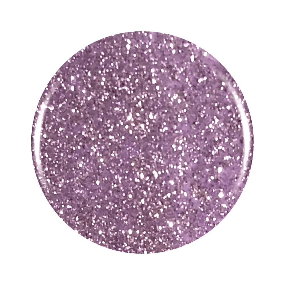 Janielle: Lilac Purple Glitter Gel Nail Polish