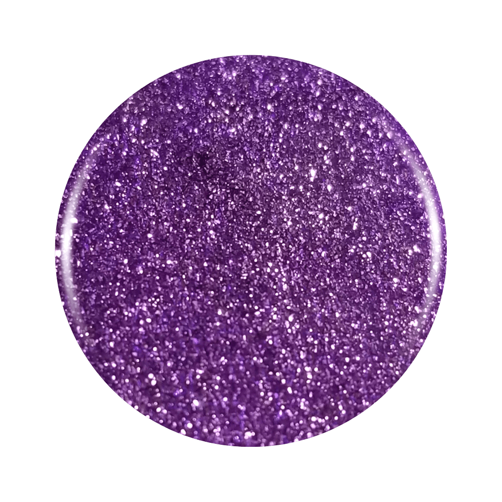 Jennene: Purple Glitter Gel Nail Polish