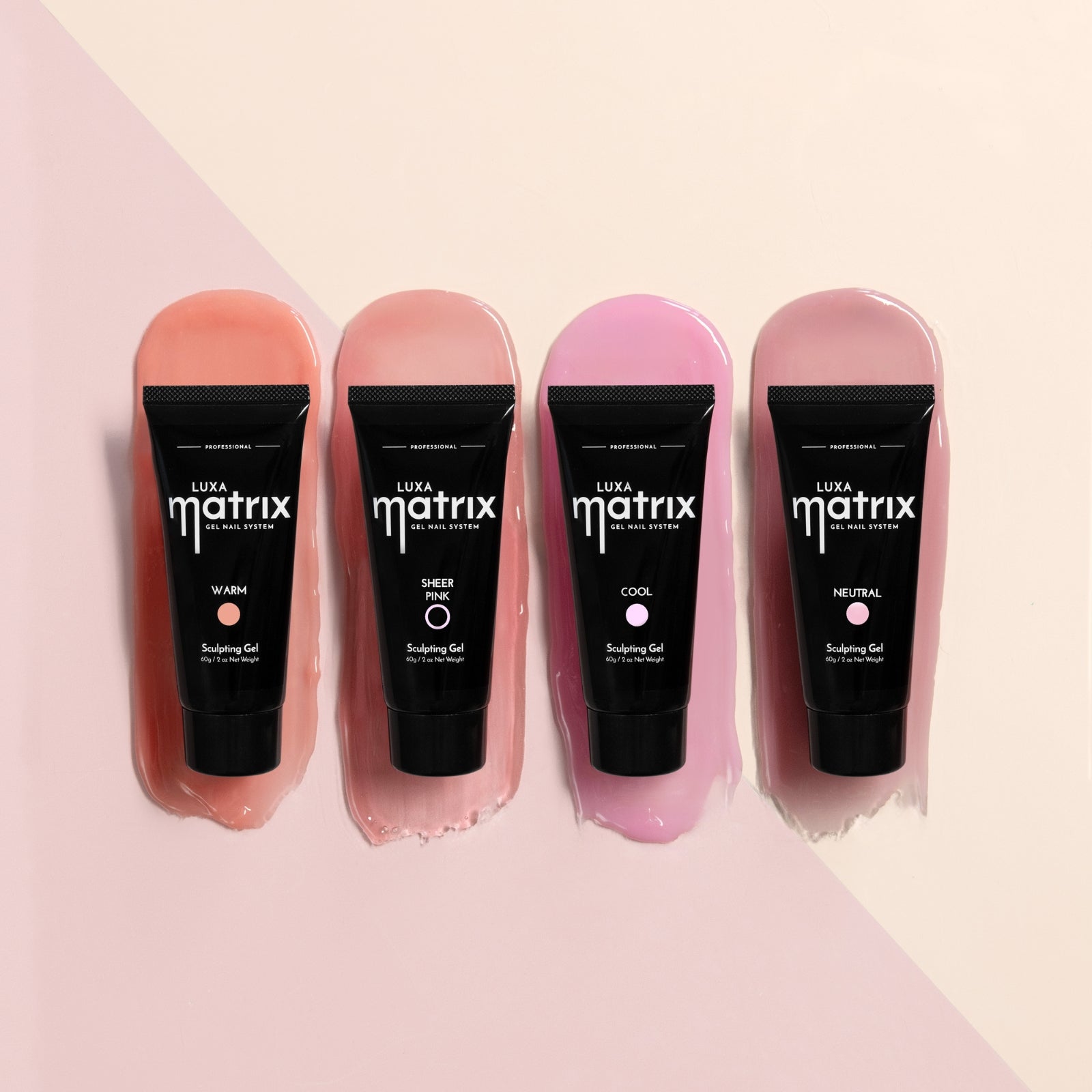 Matrix Warm, Sheer Pink, Cool, Neutral