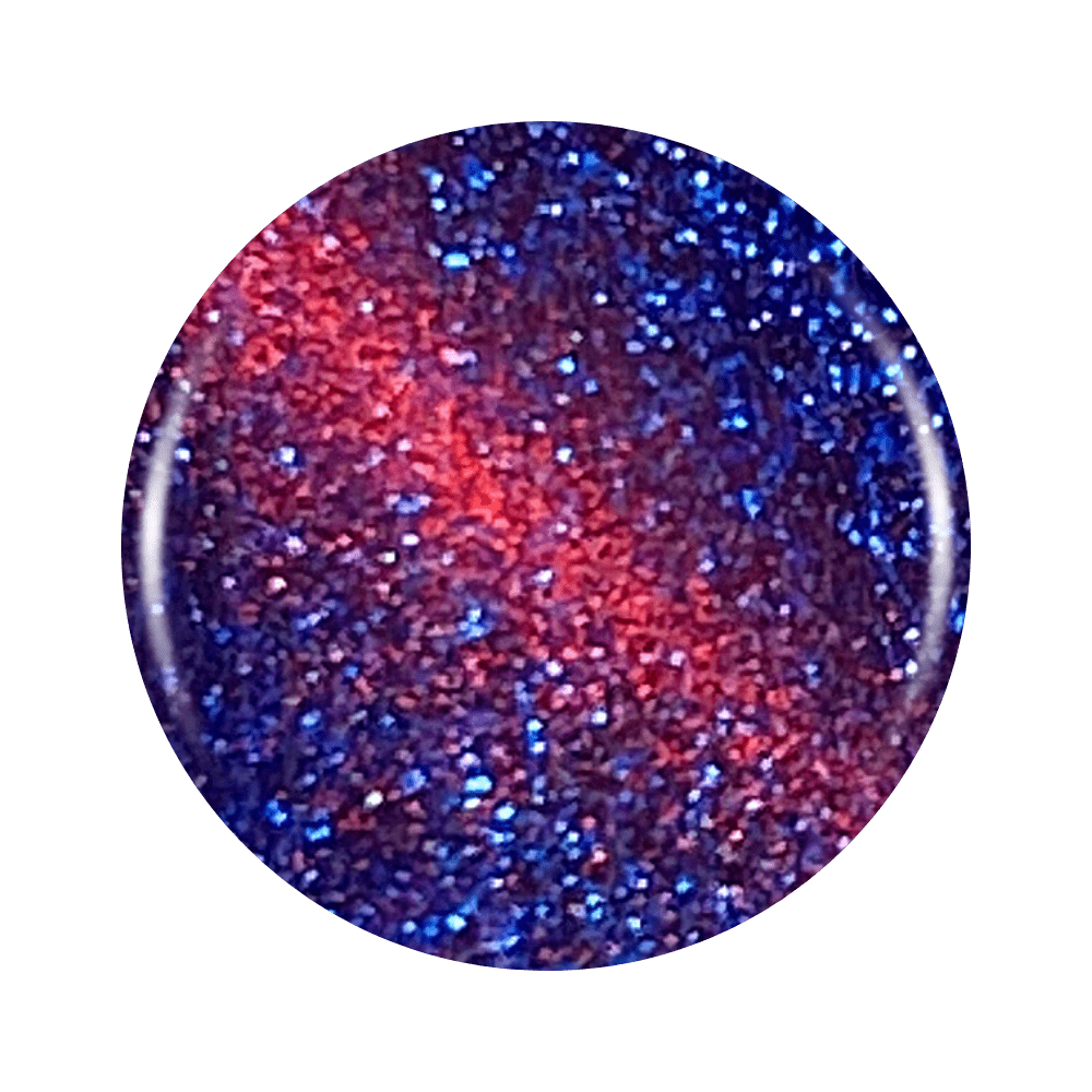 Red & Blue Cat's Eye Gel Nail Polish: Cat's Eye No. 18 Gel Color Finish
