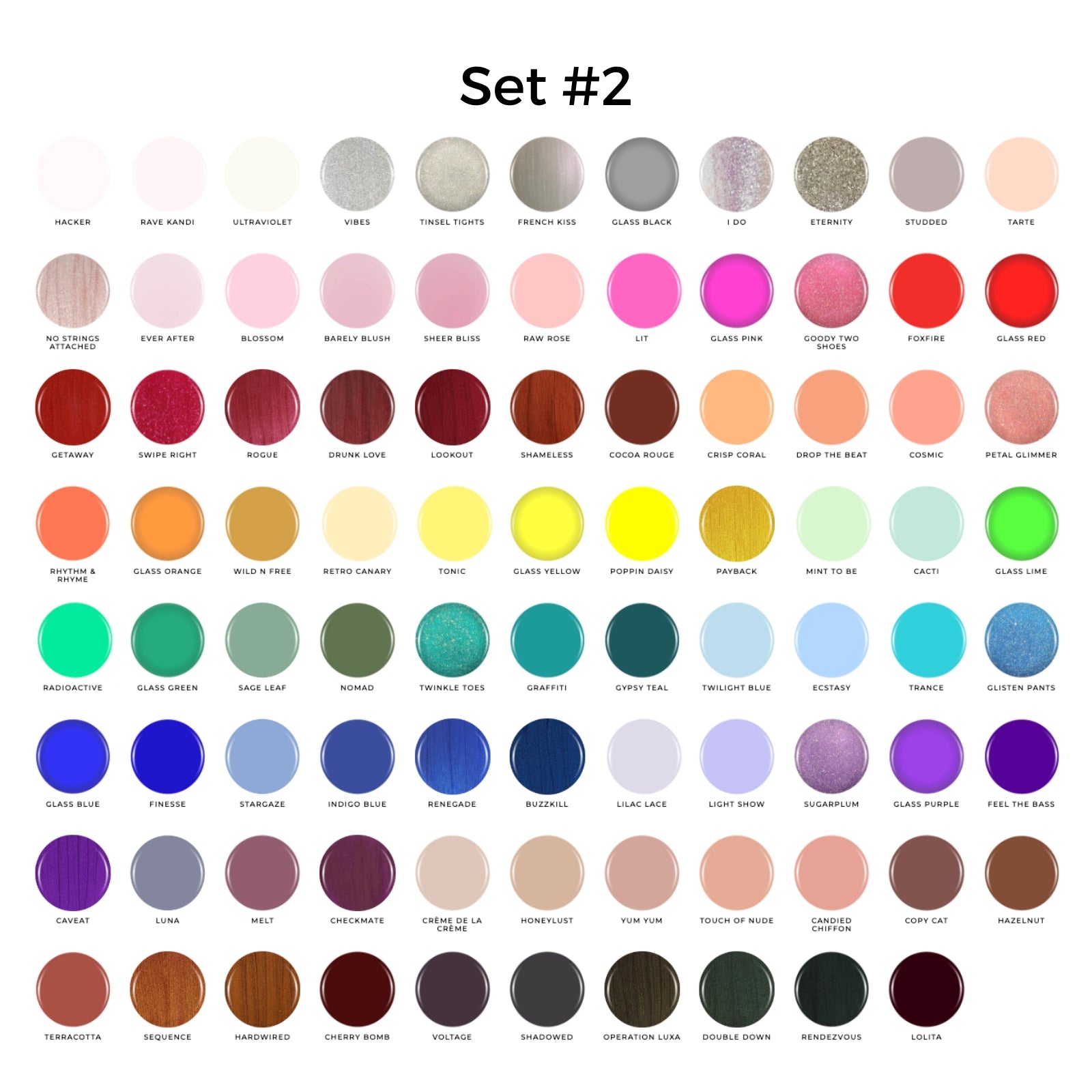 Luxa Gel Colors - Complete Collection