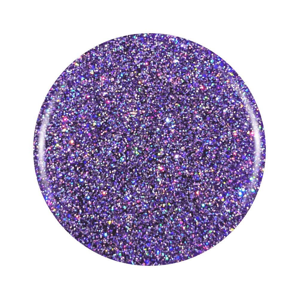 Violet Pulse: Violet Purple Holographic Glitter Gel Nail Polish