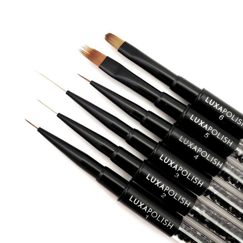 Luxa Brush Set - 6 pcs - LUXAPOLISH