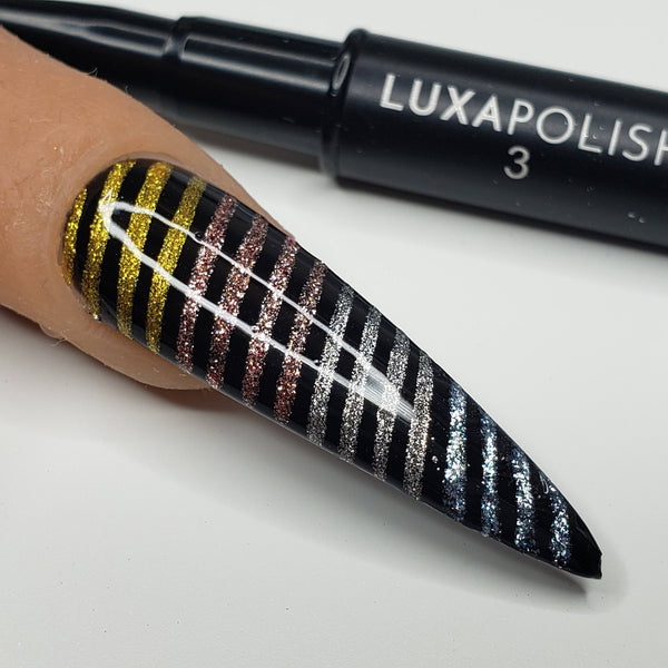 Metallic Gel Pod Set over Black