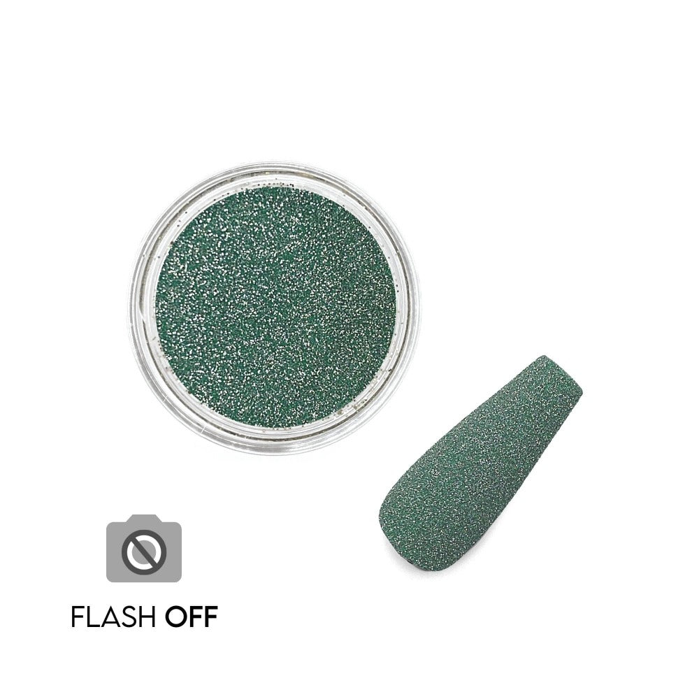 Flash Glitz - Emerald: Ultra Fine Sprakly Emerald Green Nail Glitter