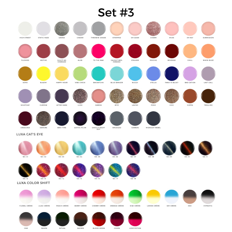Luxa Gel Colors - Complete Collection