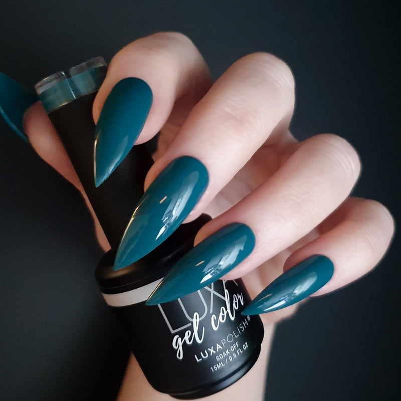 Teal Green Jelly Nail Polish - Cirque Colors Verdigris Jelly