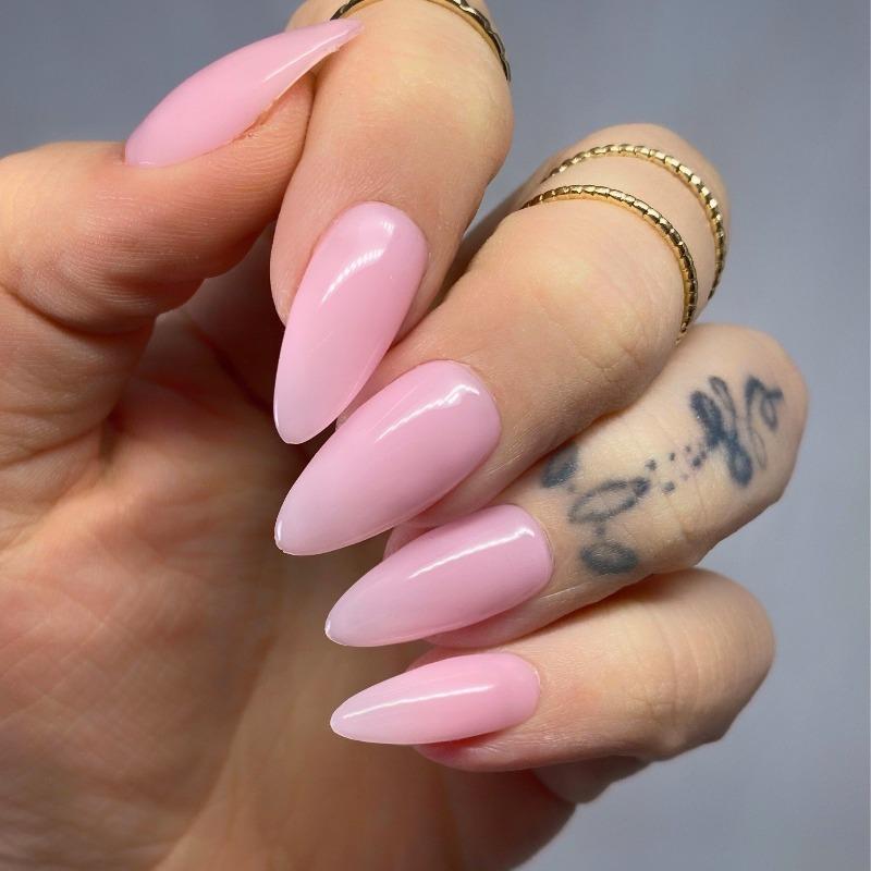 ÉDGEU16 Mirror Milk Pink | Gel Nail Sticker – Bonblissity