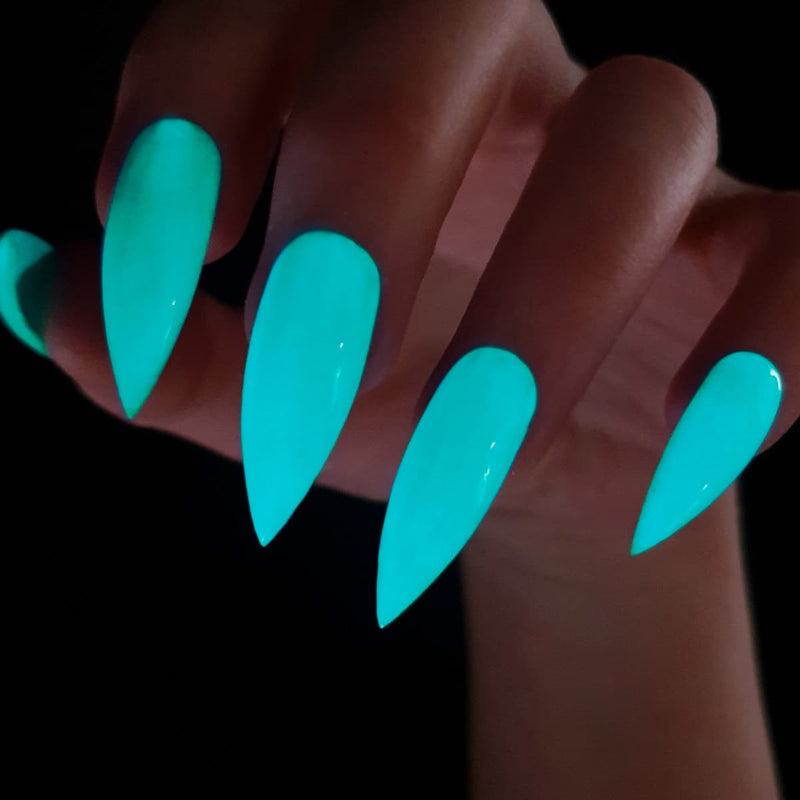 cute glow in the dark nails