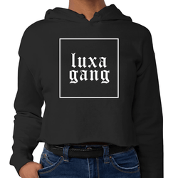 Luxa Gang crop hoodie