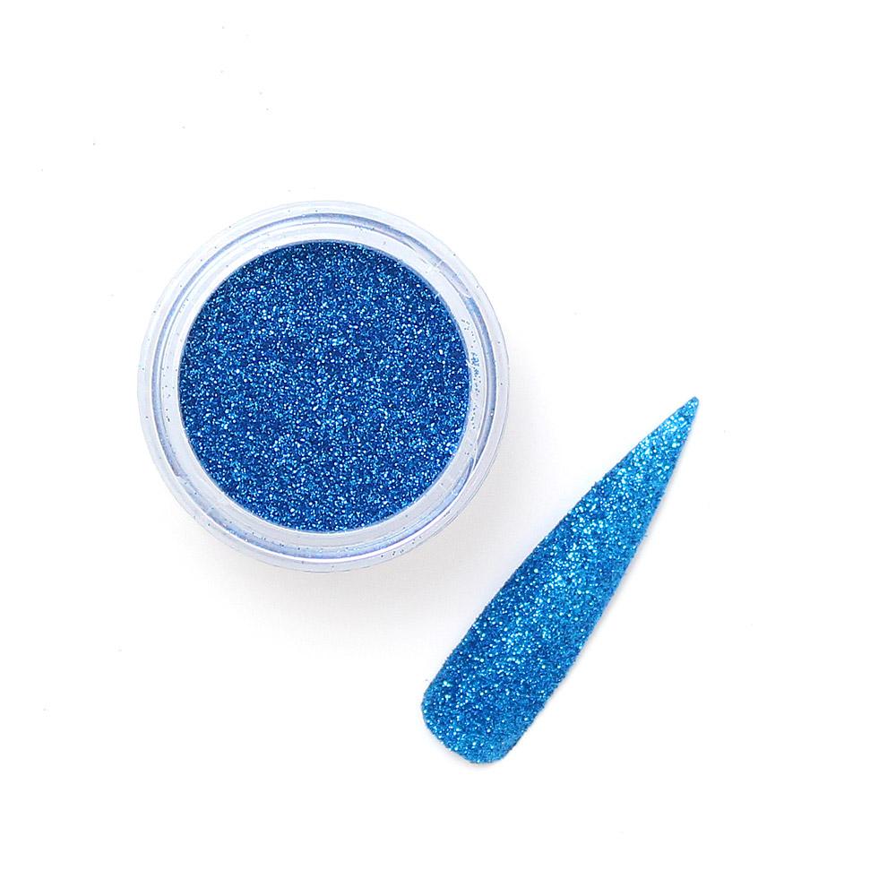 Electric Blue - Micro Glitz: Ultra Fine Metallic Electric Blue Nail Glitter