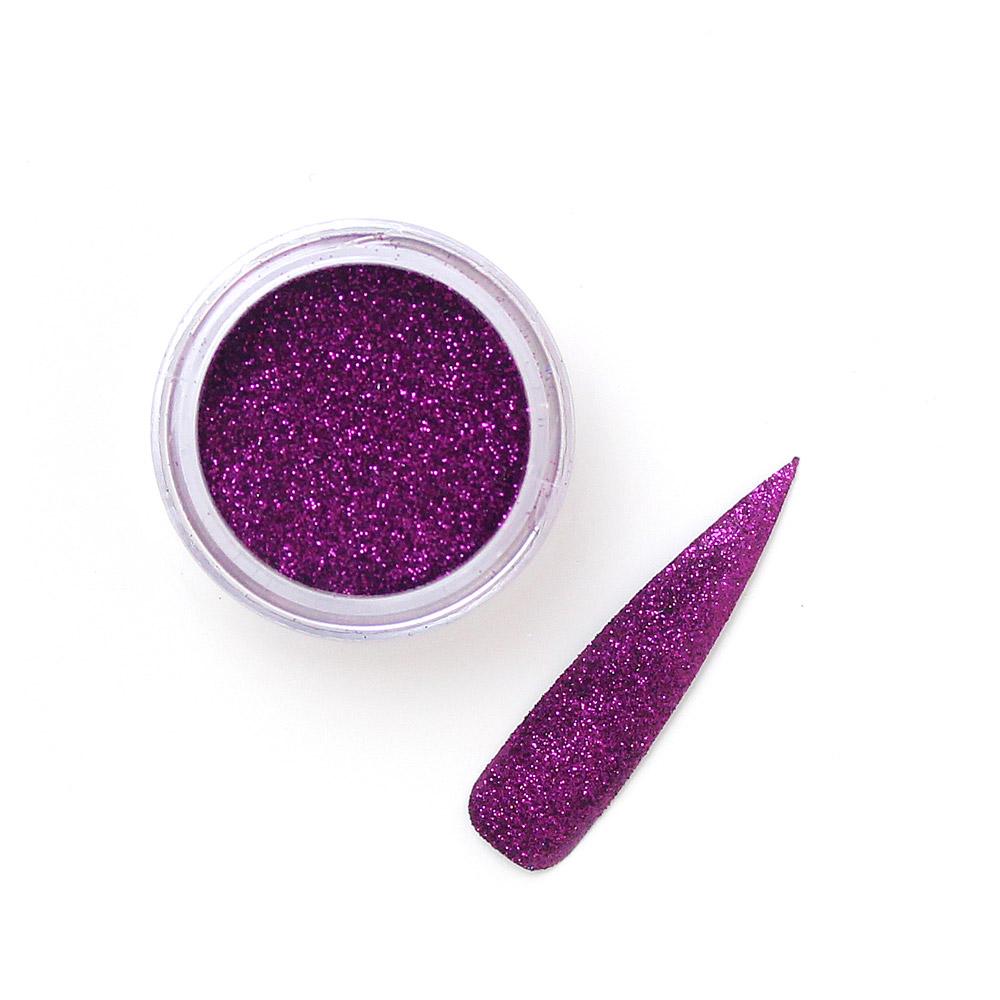 Flirty - Micro Glitz: Ultra Fine Metallic Purple Nail Glitter